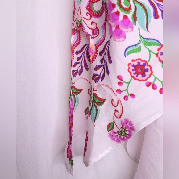 Chenault Beautiful Blouse Top Large Off-Shoulder Fancy Sleeves Excellent ❤️ - Picture 3 of 5